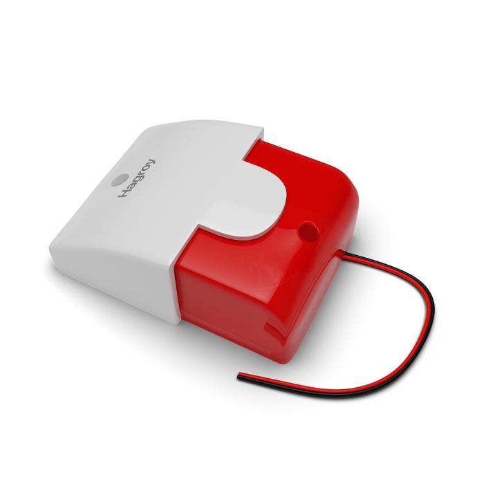 SIRENA CON LUZ ESTROBO CONVENCIONAL DE 12VDC