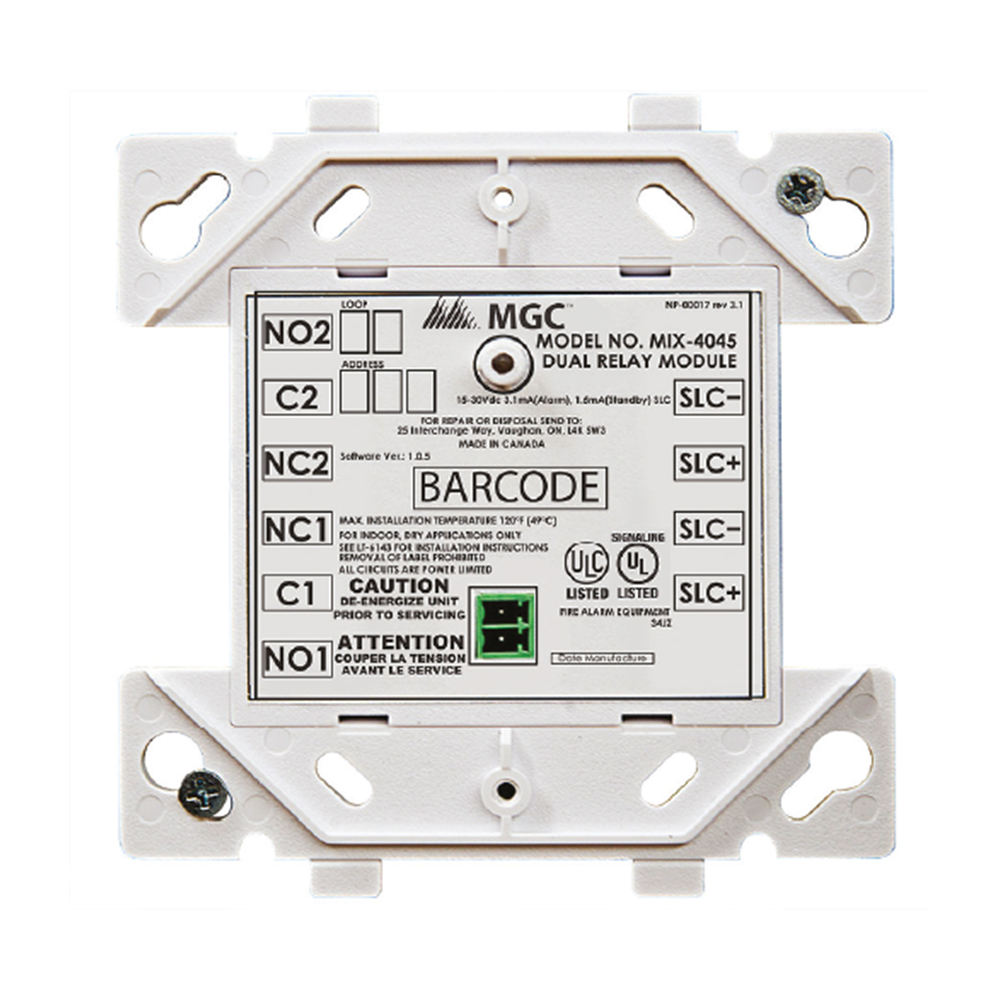 MODULO DE RELE PARA PANEL MOD. MIX-4045