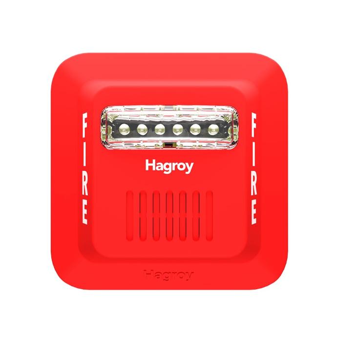 SIRENA CON LUZ ESTROBO CONVENCIONAL DE 12V/24VDC mod. HG-SL124