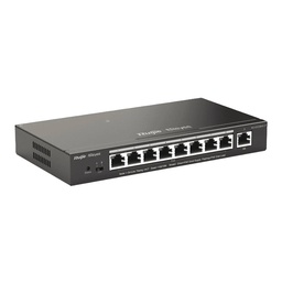 [RG-ES209GC-P] SWITCH 9 PUERTOS GIGABIT 8P POE POE+  1P UP LINK 120W CLOUD